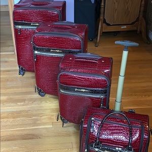 4 piece Samantha brown luggage set.
